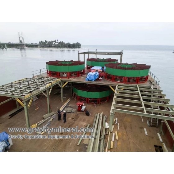 Solusi Benefisiasi Gravitasi untuk Bijih Timah Plaser Lepas Pantai